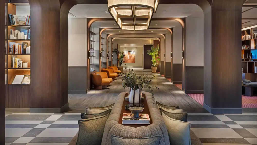 Vista general del Lobby del hotel