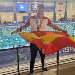 El socorrista Alberto Turrado Álvarez, de La Bañeza (León) ha recibido la medalla del Comité Olímpico Español