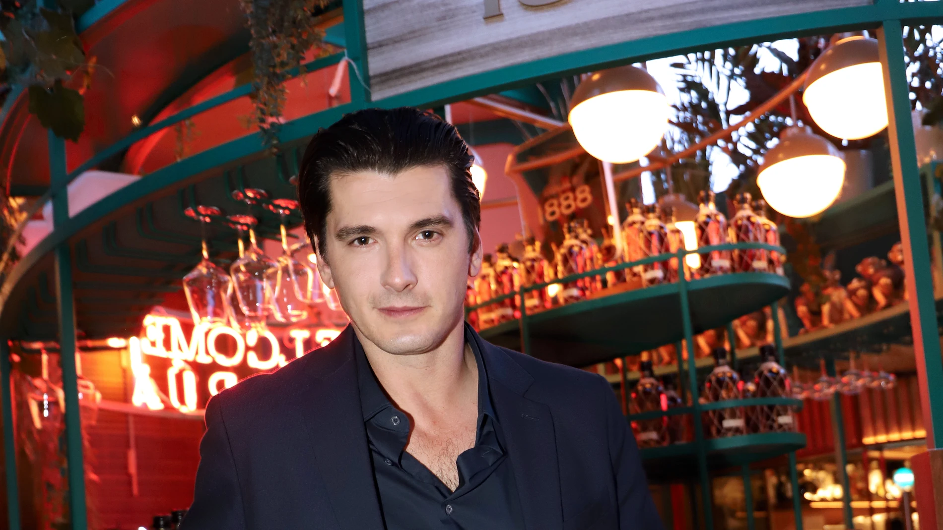 Yon González en la velada «Brugal Dinner and Cocktails Show» en Madrid