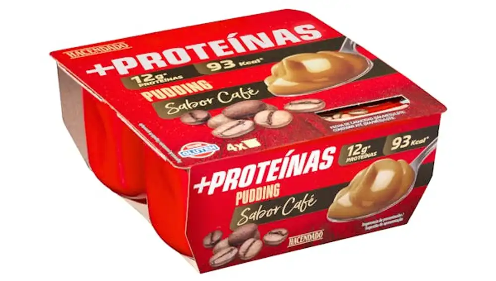 Pudding sabor café + proteínas Hacendado