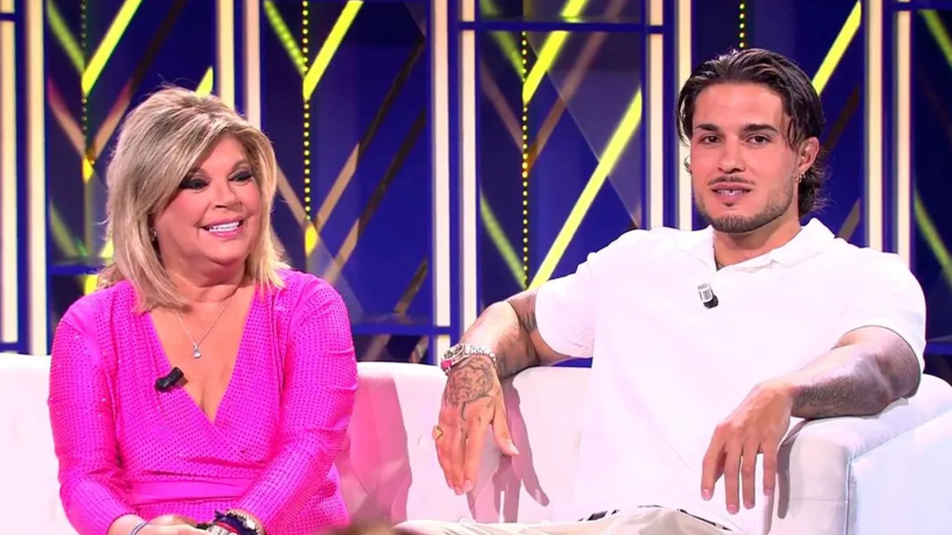 Terelu Campos y Carlo Costanzia