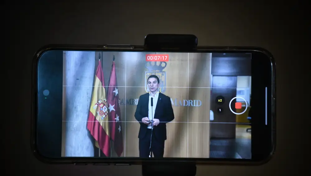 El portavoz del PSOE en la Asamblea, Juan Lobato.