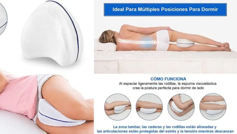 Almohada para piernas ortopédica