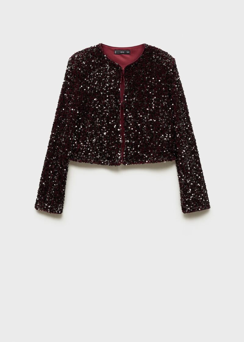 Chaqueta de lentejuelas.