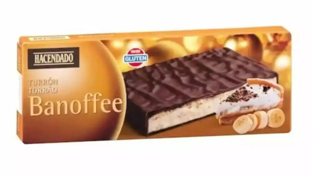 Turrón de plátano y café (Banoffee)