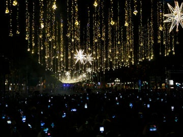 Encendido de las luces de Navidad en Barcelona