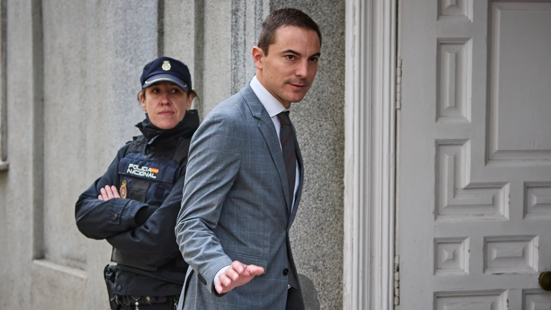 El ex secretario general del PSOE de Madrid Juan Lobato comparece este viernes como testigo ante el Tribunal Supremo en la causa contra el fiscal general del Estado, Álvaro García Ortiz, para que aclare el papel de Moncloa al enviarle información de la pareja de Isabel Díaz Ayuso.© Alberto R. Roldán / Diario La Razón.29 11 2024