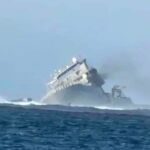 Un buque de la Armada de Nueva Zelanda encalla y naufraga porque se olvidan de quitar el piloto automático