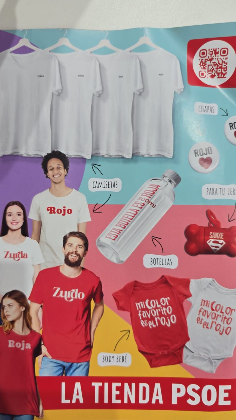Merchandising del 41º Congreso Federal del PSOE.