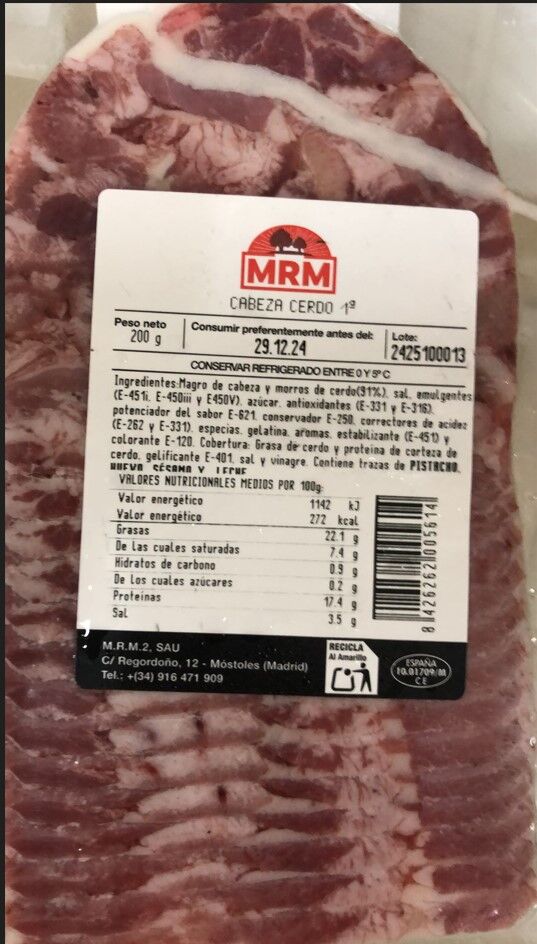 Cabeza de cerdo