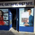Actos vandálicos en la sede del PP de Getafe