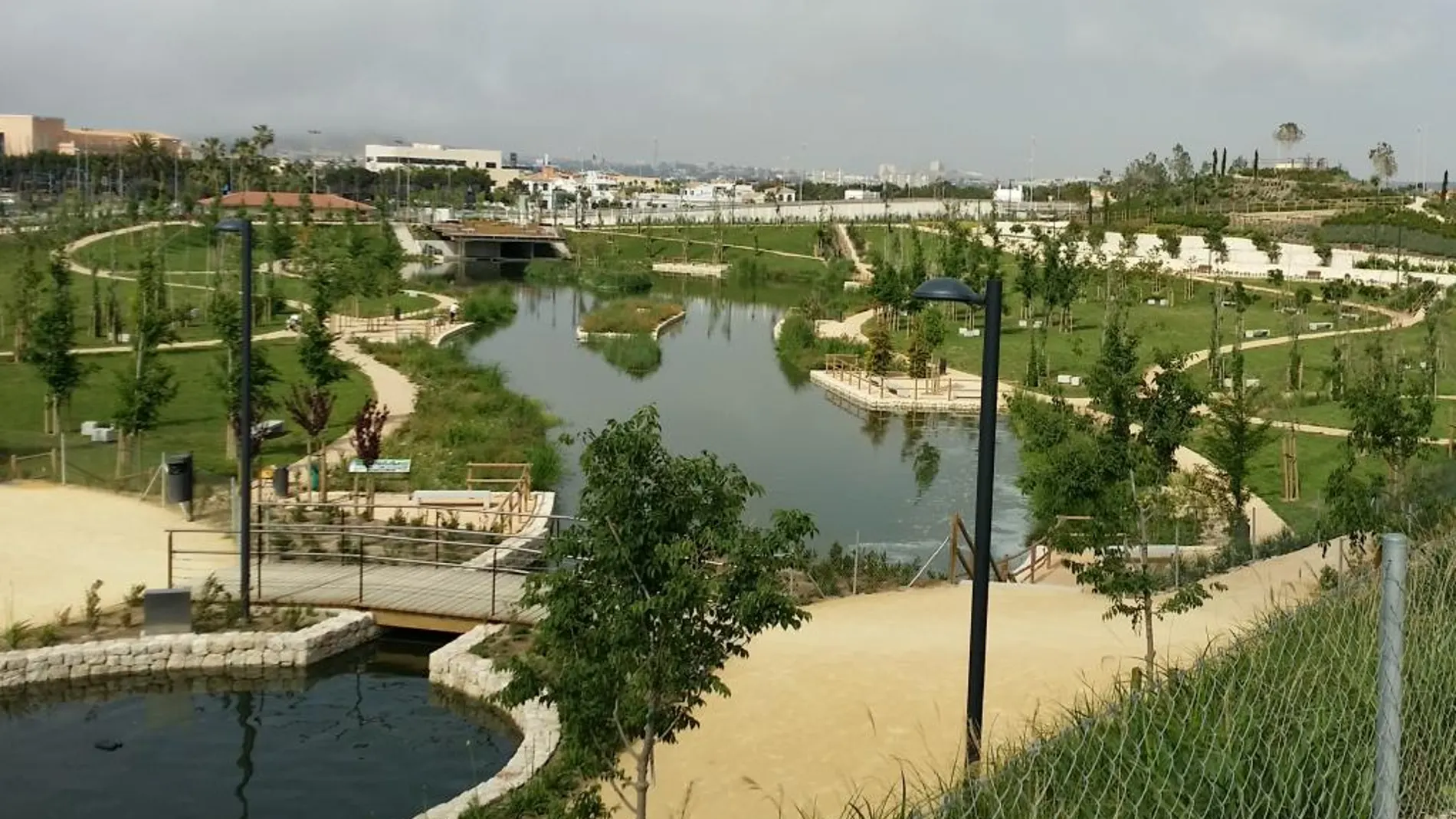 Imagen del parque inundable La Marjal de Alicante