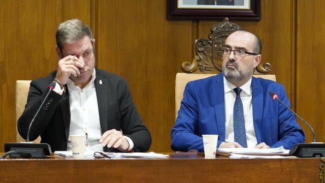 El alcalde de Ponferrada, Marco Morala, durante el Pleno