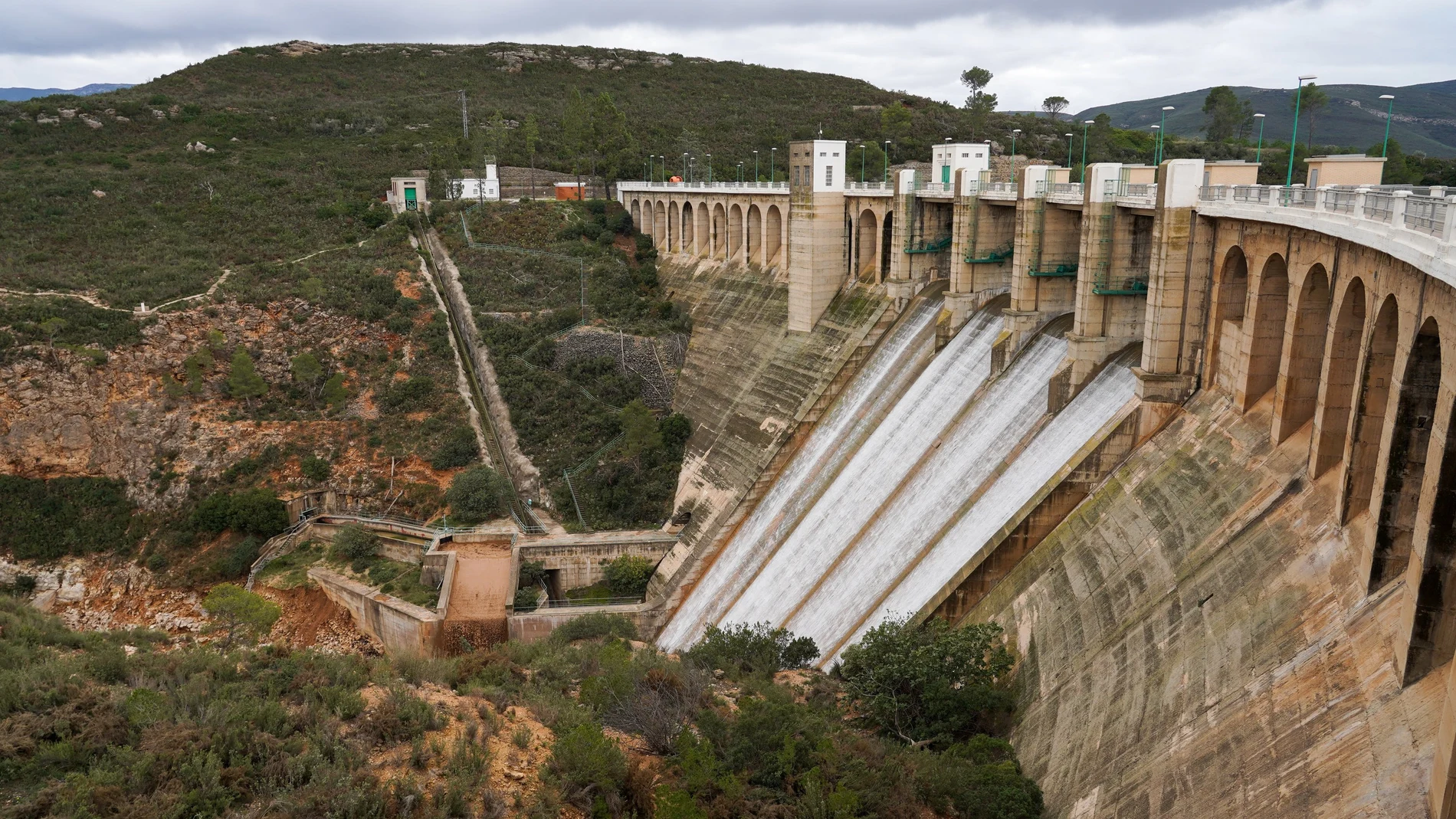 Embalse de Forata, a 7 de noviembre de 2024, en Yátova, Valencia