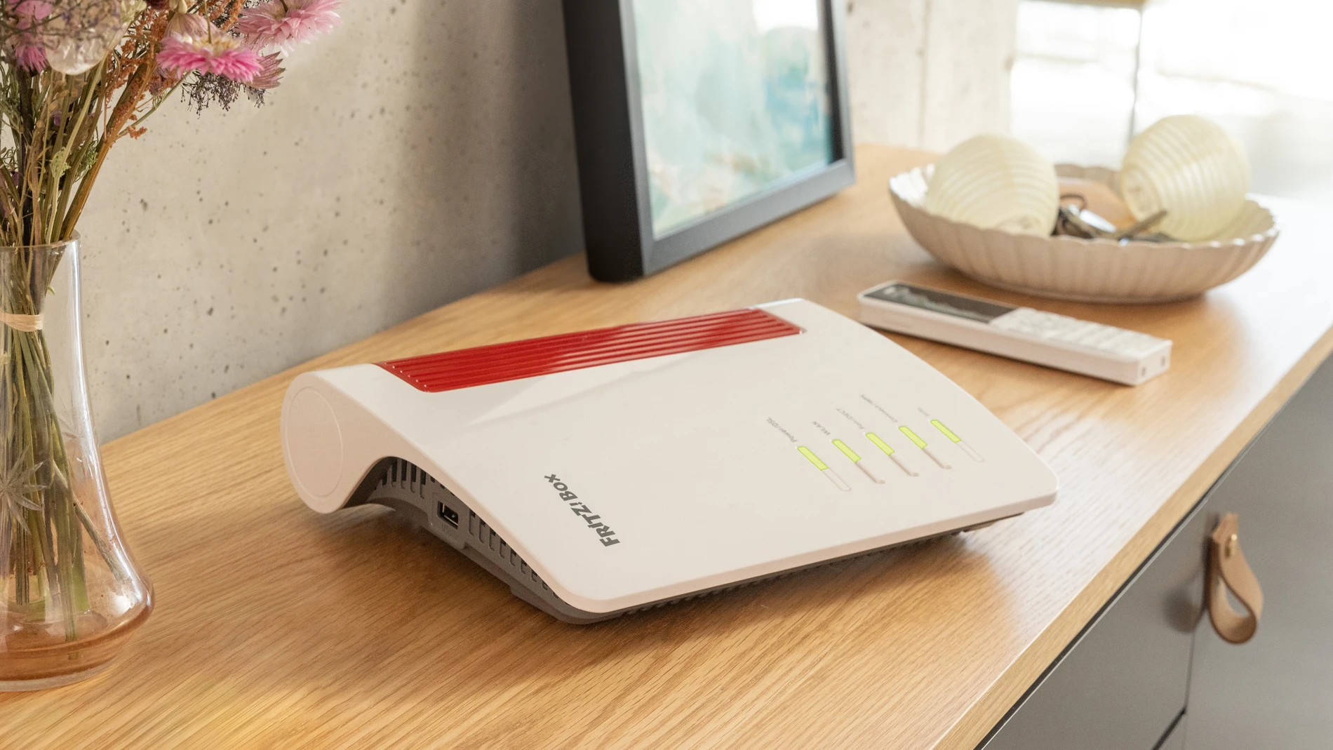 Router AVM con conectividad Wi-Fi 7