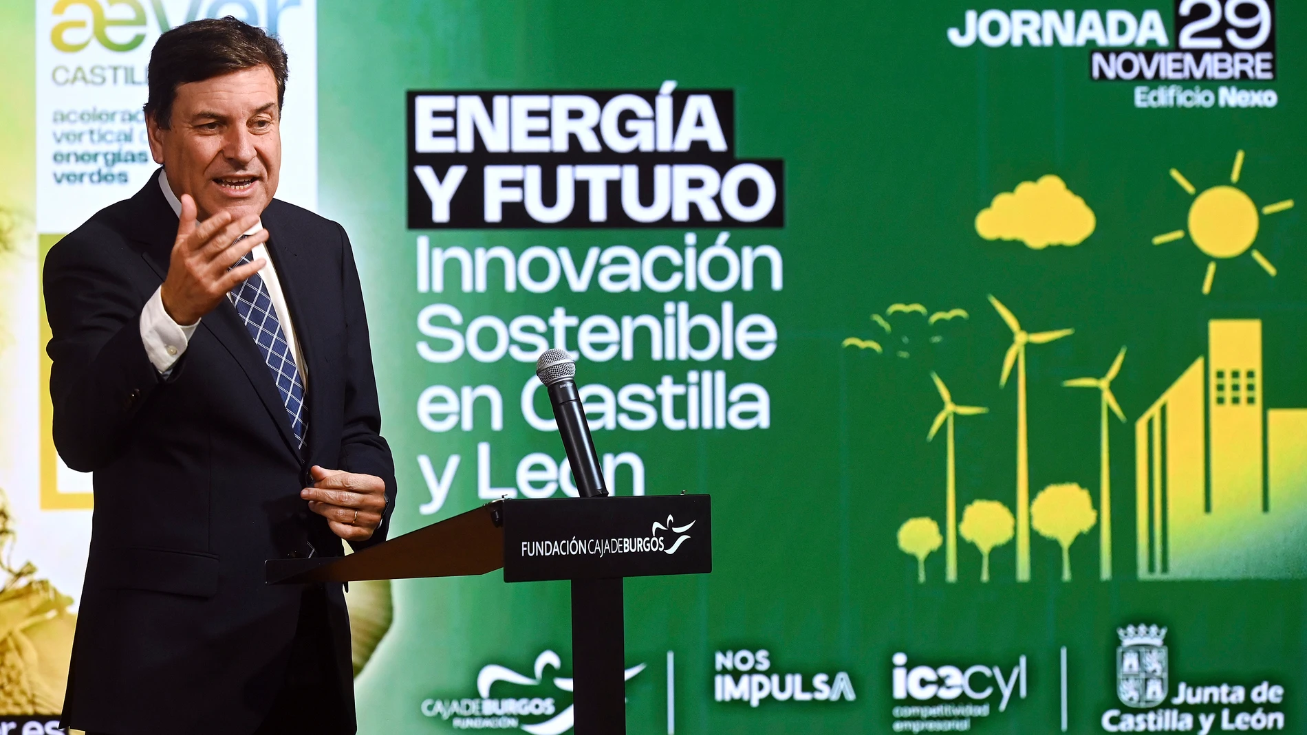 Fernández Carriedo durante su intervención en un foro celebrado en Burgos