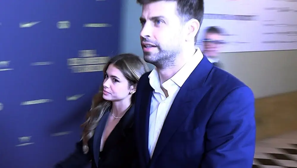 Gerard Piqué y Clara Chía no posaron juntos en la fiesta del FC Barcelona