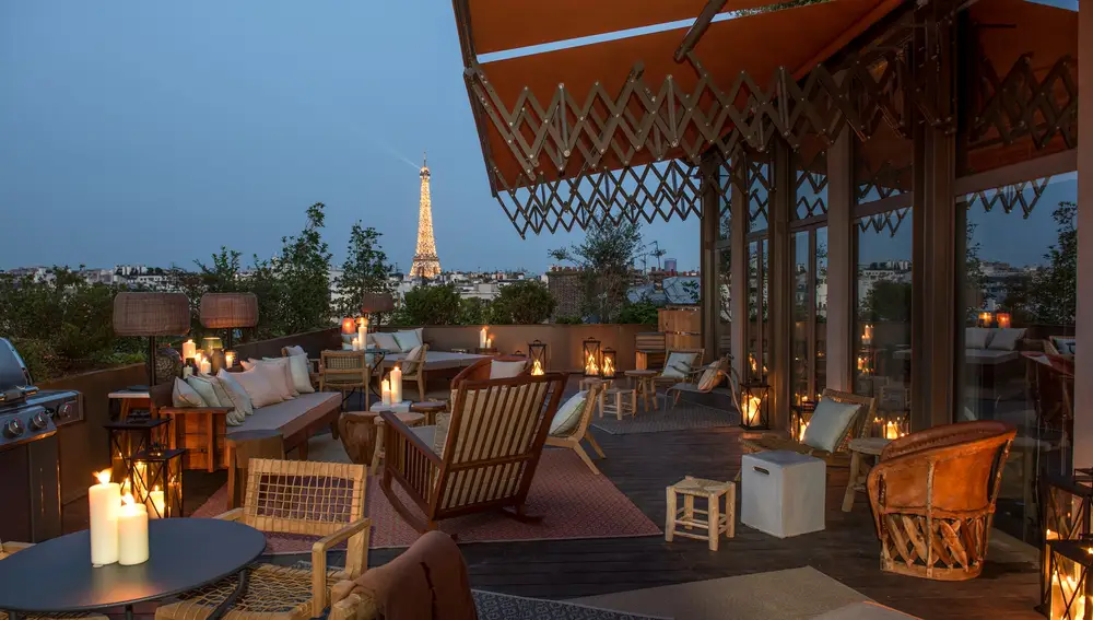 Terraza de la suite Suzanne