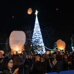 El cielo de Pozuelo se ilumina para recibir la Navidad