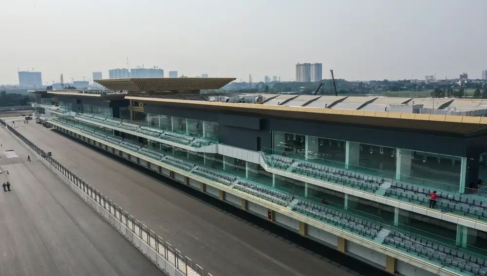 Gradas del Circuito de Hanói, en Vietnam