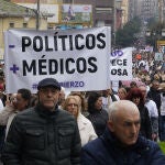 Alrededor de 15.000 personas se han manifestado en Ponferrada por una Sanidad pública de calidad