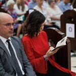 Francisco Martín y Díaz Ayuso, durante un acto el año pasado en La Almudena