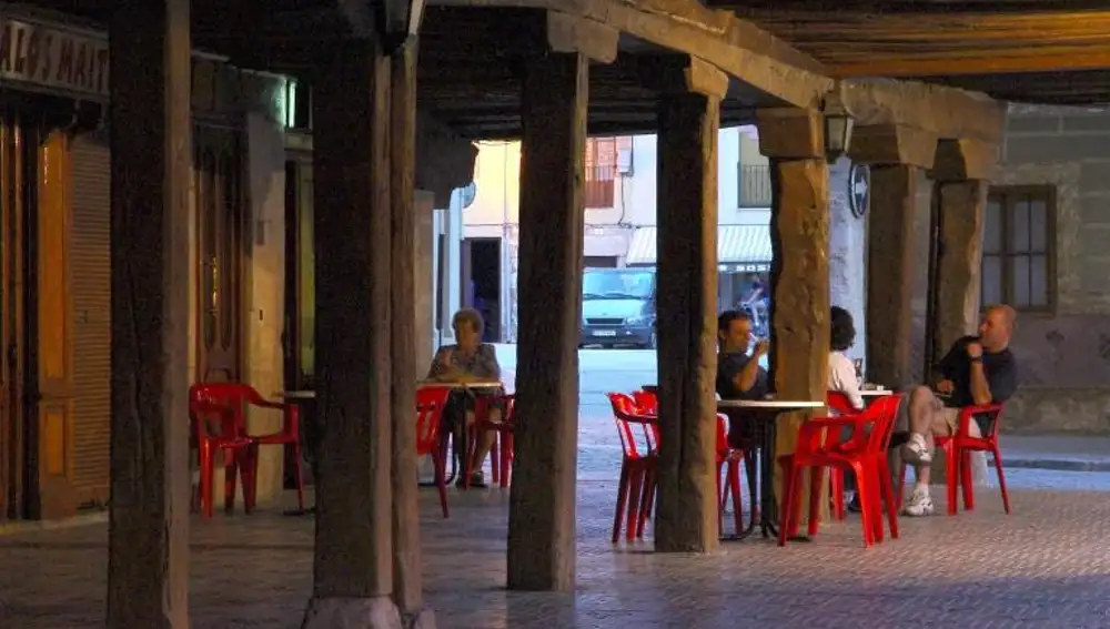 Soportales de la Plaza Mayor de Villadiego