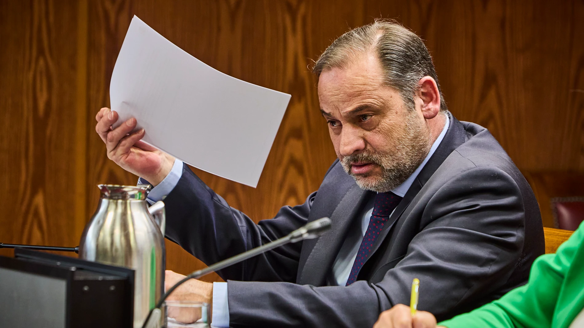 El exministro y ex secretario de Organización del PSOE José Luis Ábalos comparece ante la comisión de investigación del caso Koldo del Senado.