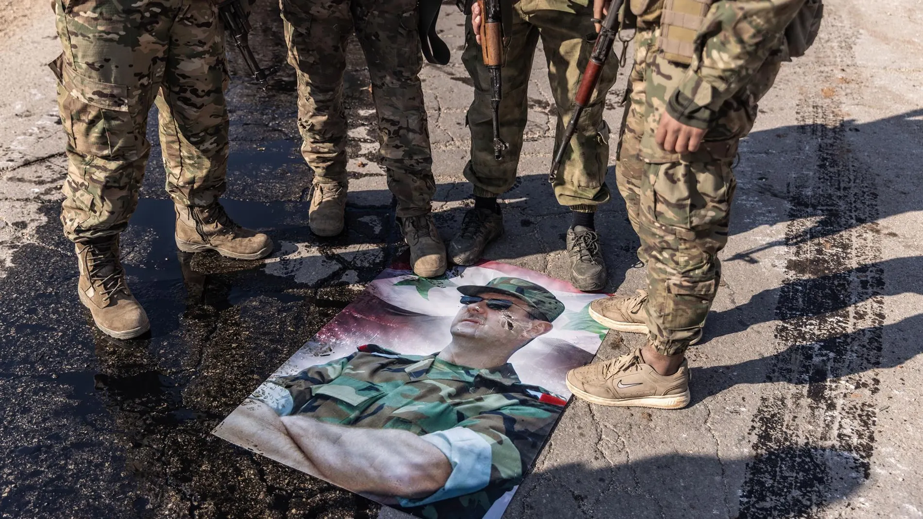 Imagen de archivo de soldados en Siria