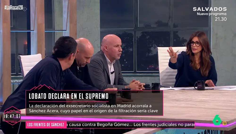 Antonio Naranjo desafiante obliga a Nuria Roca a actuar