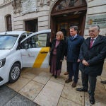 Leticia García, Borja Suárez y Roberto Sáiz presentan los nueve vehículos