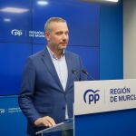 El vicesecretario de Organización, Comunicación y Electoral del Partido Popular de la Región de Murcia, Joaquín Segado
