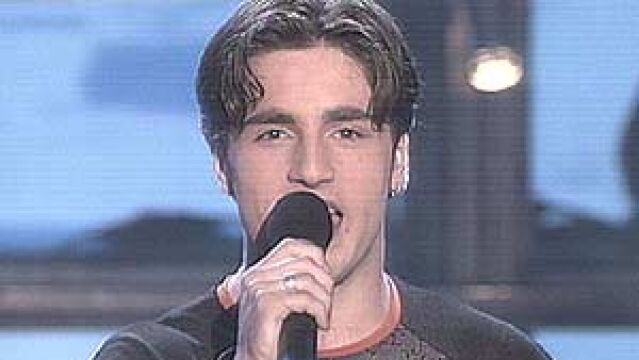 David Bustamante en "Operación triunfo 1"
