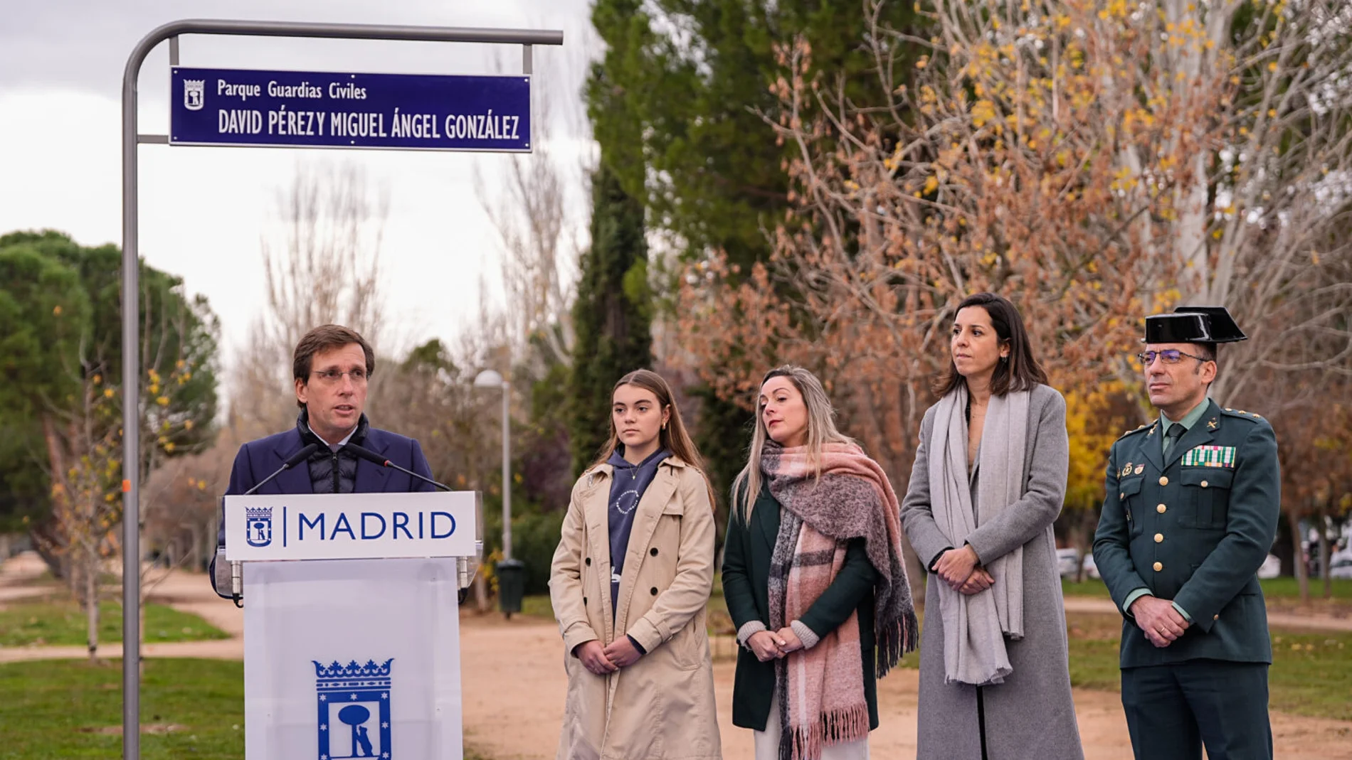 Madrid rinde homenaje a los dos guardias civiles asesinados en Barbate