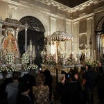 Las imágenes de los pueblos listas para la procesión Magna en Sevilla