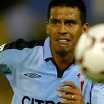 Fernando Cáceres durante su etapa en el Celta