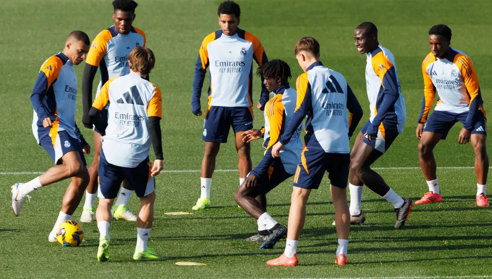 Entrenamiento del Real Madrid
