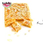 Turrón casero de naranja y almendras