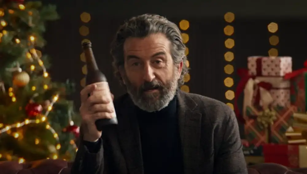 Luis Zahera en el anuncio.