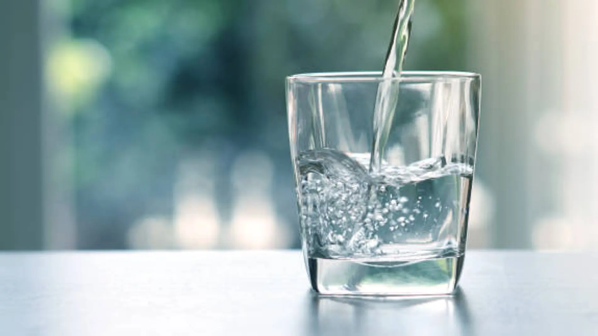 Agua en un vaso