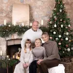 La felicitación navideña de Alberto y Charlène de Mónaco junto a sus hijos, Jacques y Gabriella