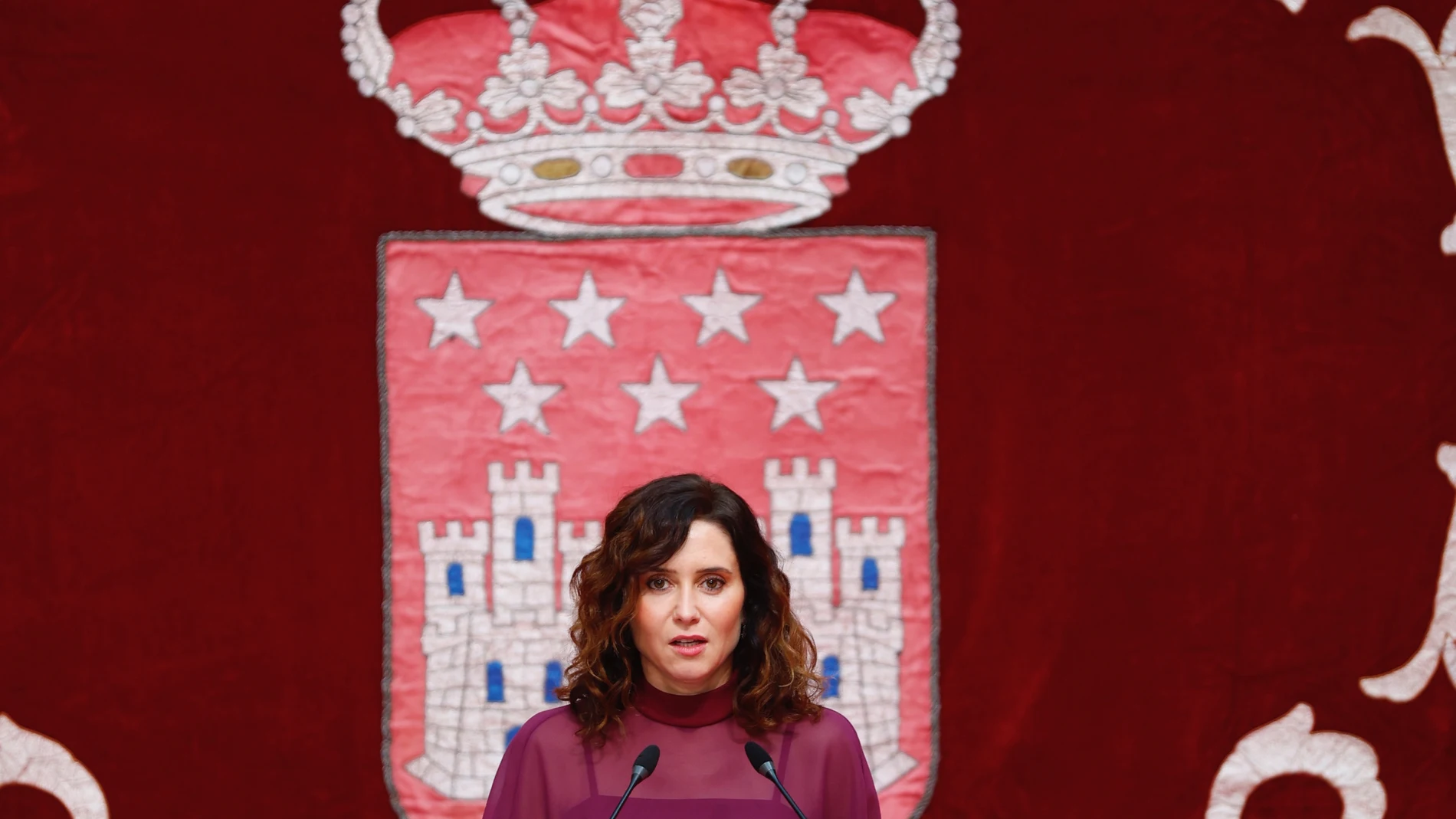 Homenaje de la Comunidad de Madrid a la Constitución Española. La presidenta Isabel Díaz Ayuso. © Jesús G. Feria.