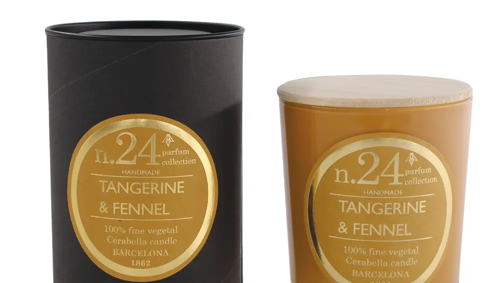 Cerabella - vela n.º 24 tangerine and fennel