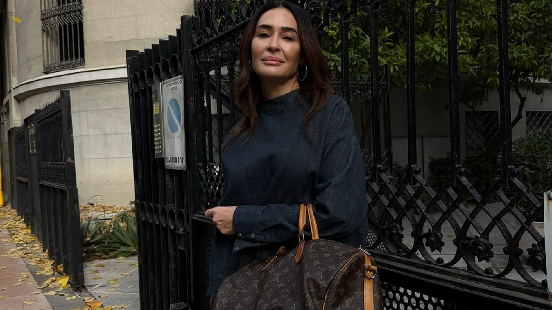 Vicky Martín Berrocal con look de diciembre.