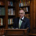 El presidente de la Real Academia de Ciencias Morales y Políticas, Benigno Pendas.