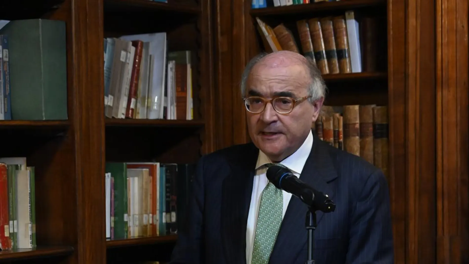 El presidente de la Real Academia de Ciencias Morales y Políticas, Benigno Pendas.