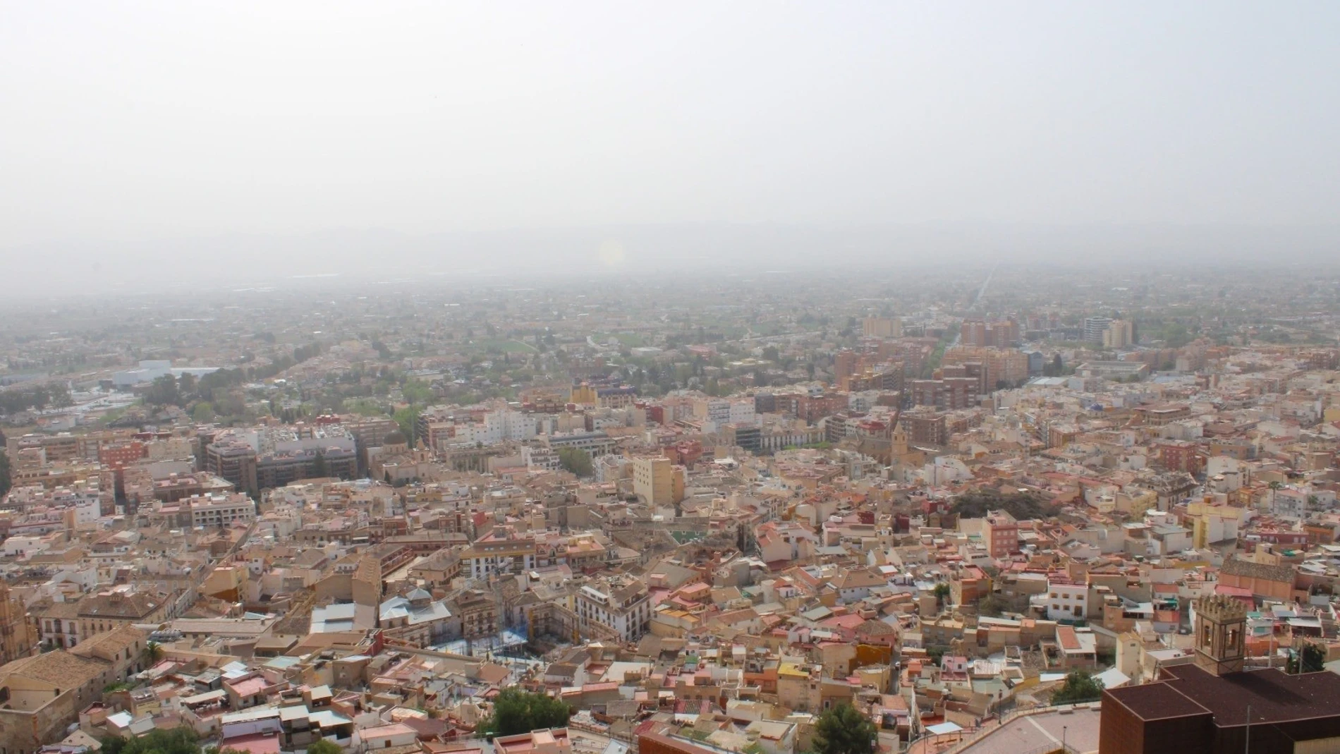 Vista aérea de Lorca REMITIDA / HANDOUT por AYUNTAMIENTO DE LORCA Fotografía remitida a medios de comunicación exclusivamente para ilustrar la noticia a la que hace referencia la imagen, y citando la procedencia de la imagen en la firma 04/12/2024