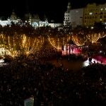María José Catalá asiste a la inauguración del belén del Ayuntamiento de Valencia