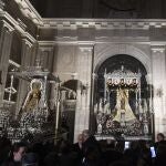 Las vírgenes de Consolación, Valme y Setefilla, en el Sagrario de la Catedral