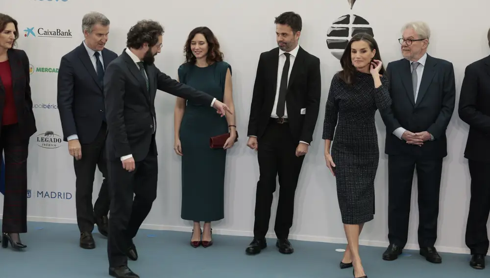 El look de Ayuso junto a Letizia.